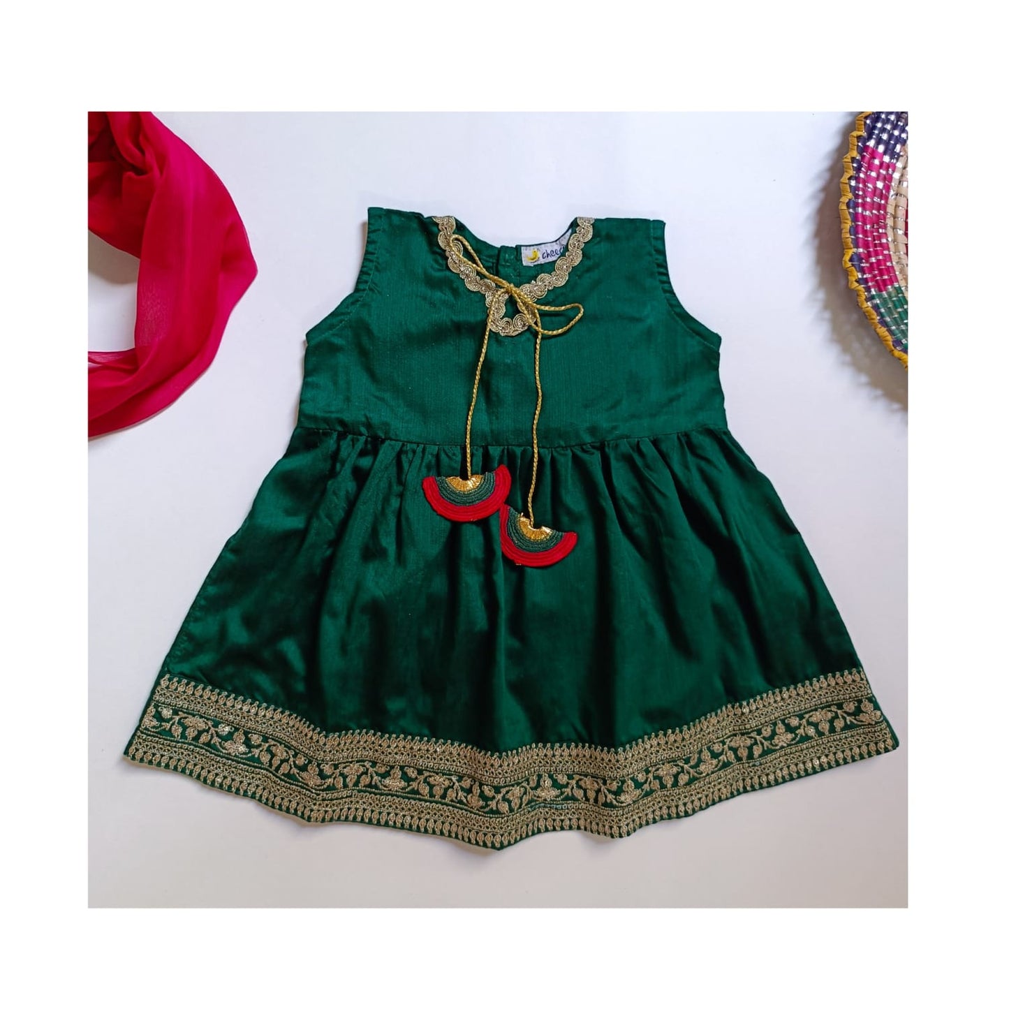 Bottle Green Gharara
