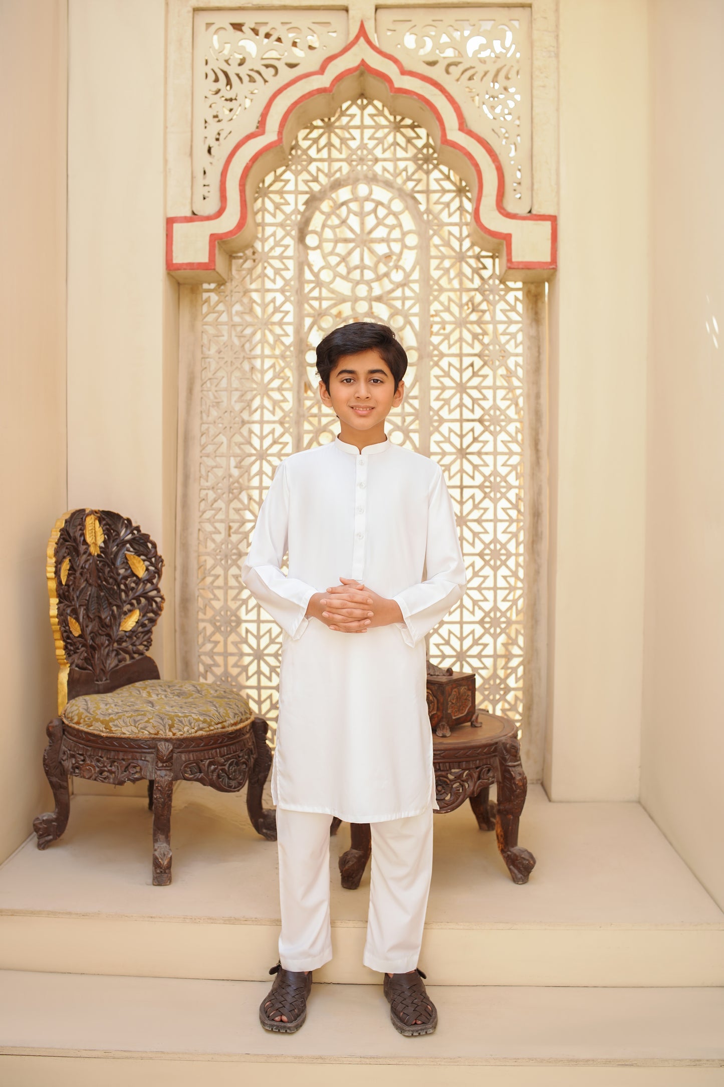 White kurta pajama