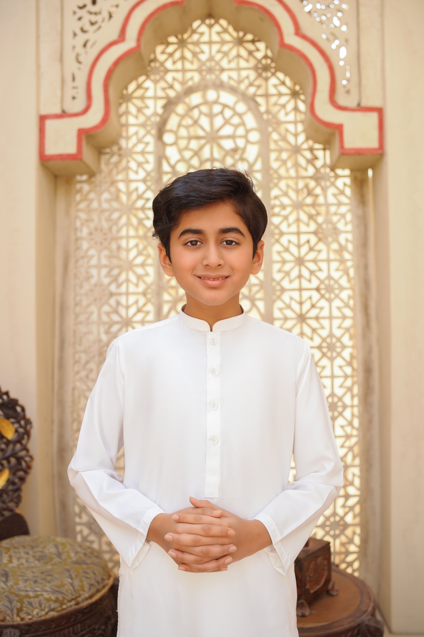 White kurta pajama