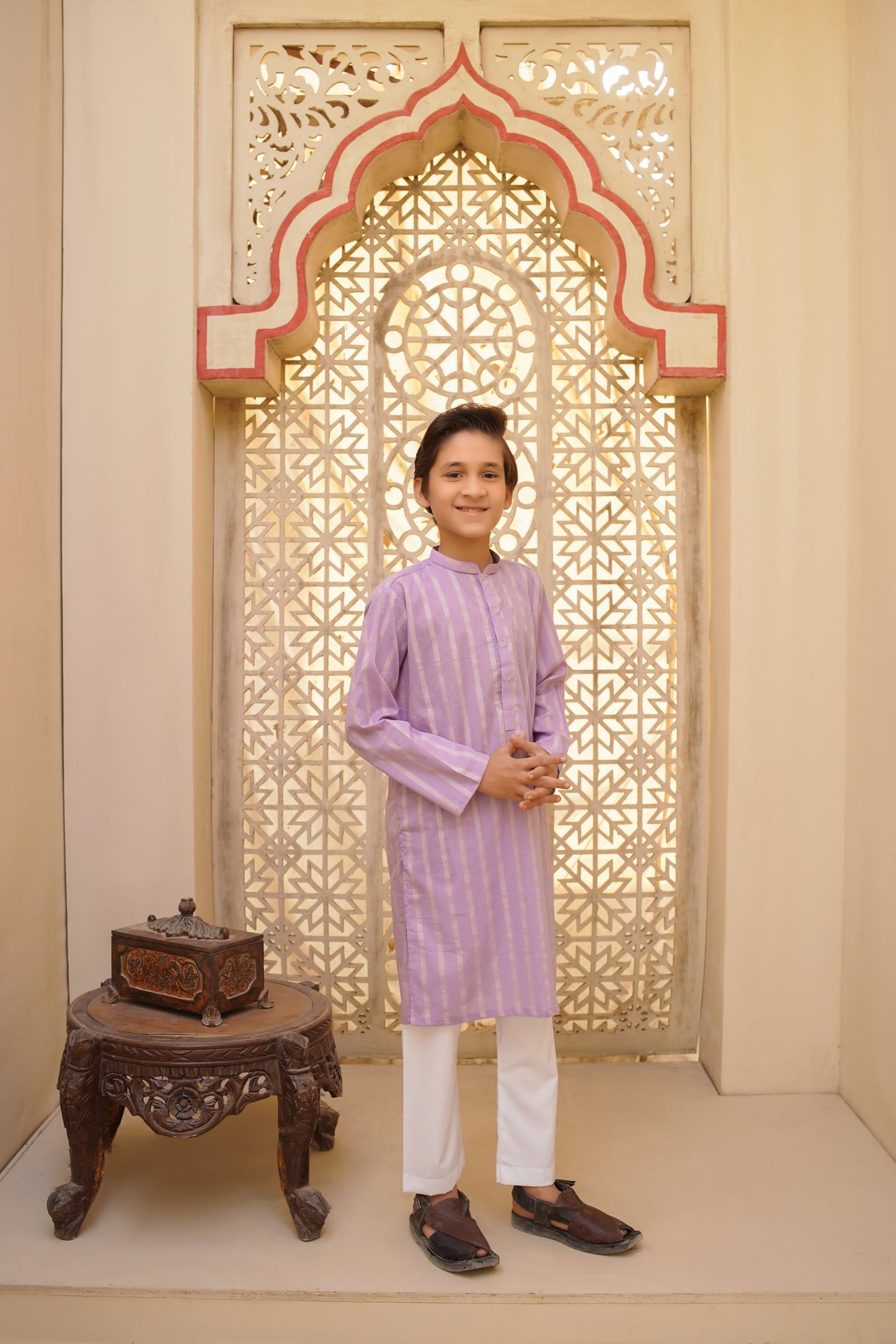 Purple Kurta Pajama