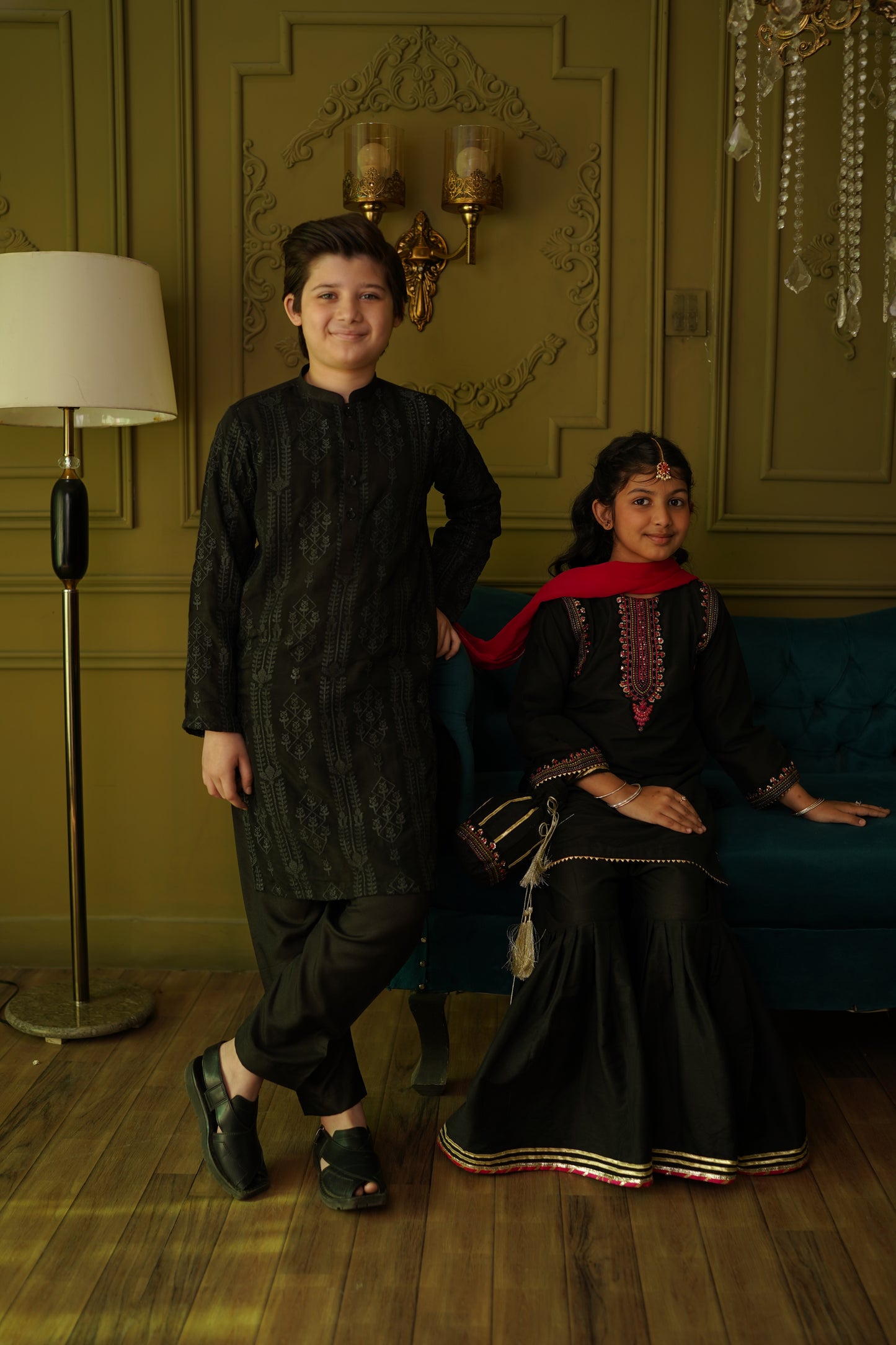 Black Kurta set (BEKEID26)