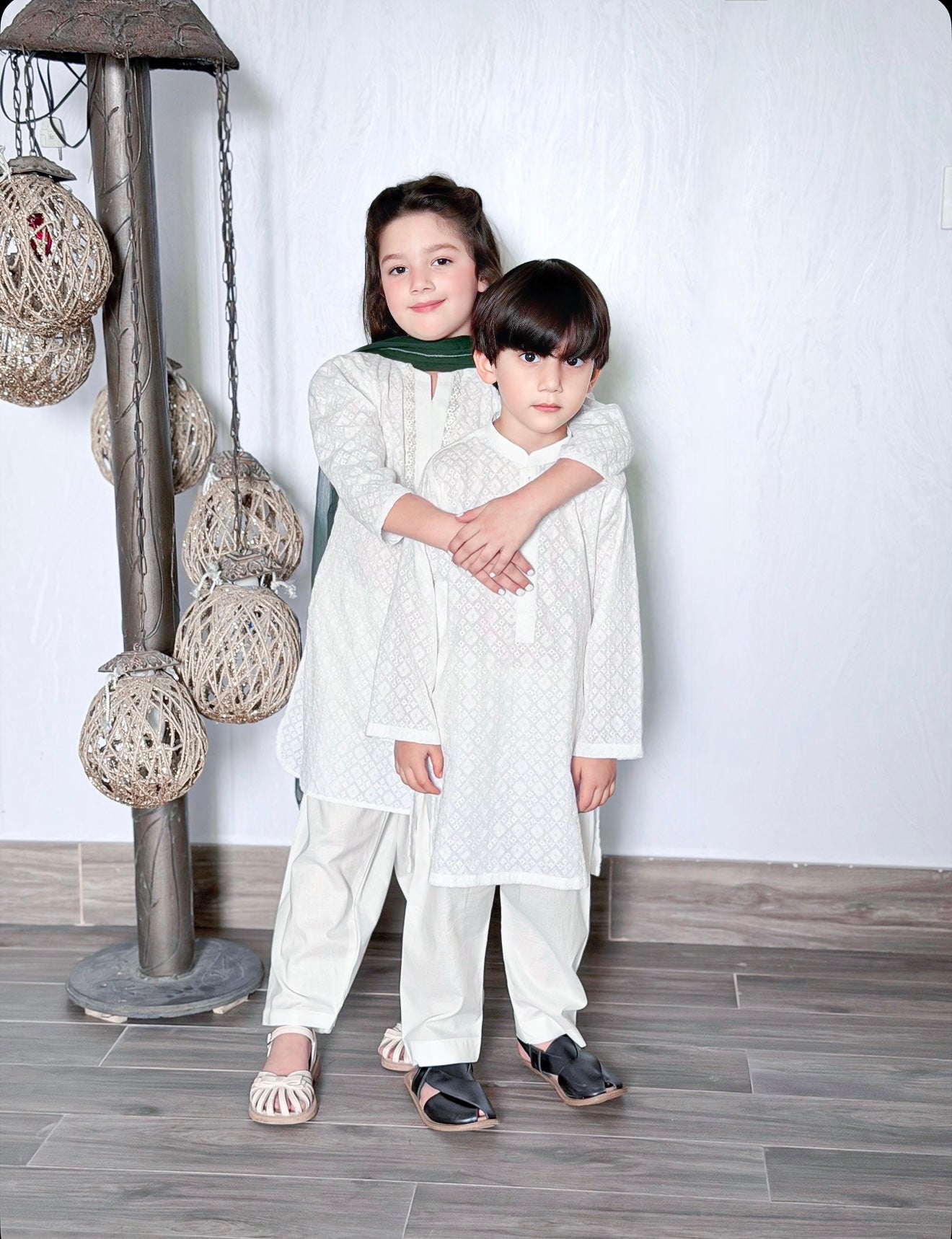 White Shalwar Kameez