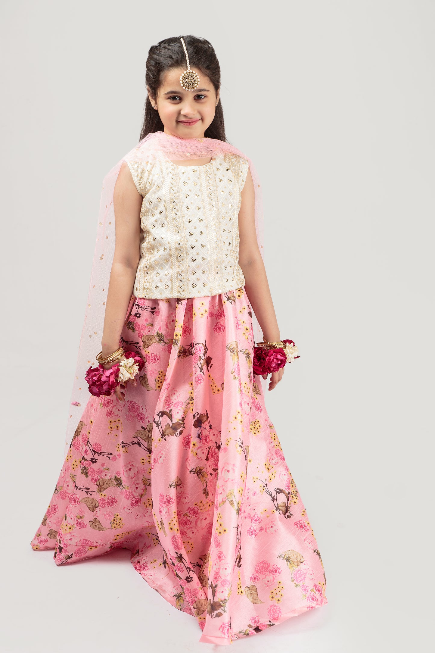 Pink Floral Lehenga (Pfleid24)