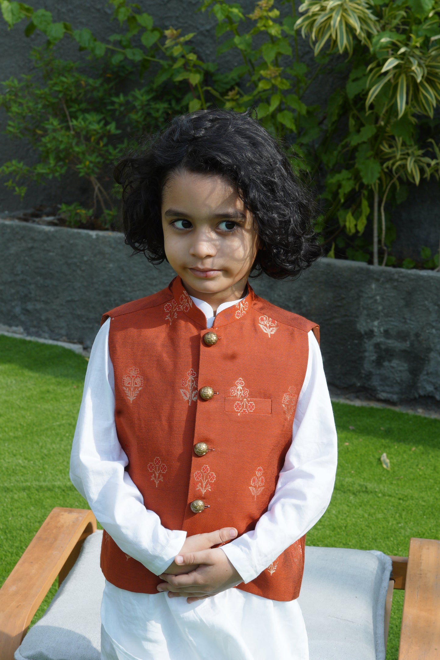 Rust Waistcoat Set (Rgwc23)