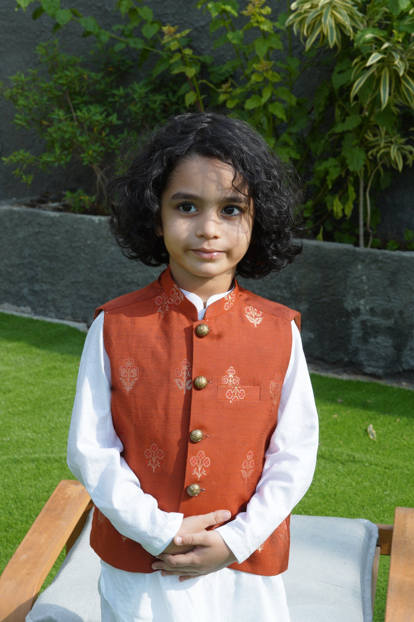 Rust Waistcoat Set (Rgwc23)