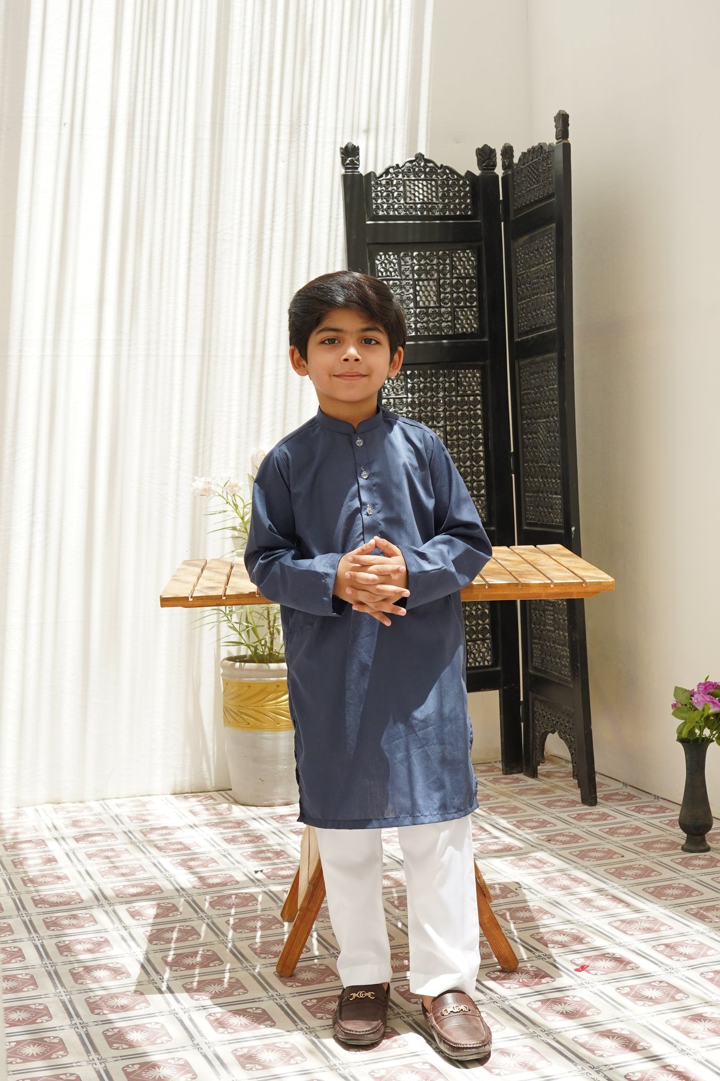 Blue kurta pajama