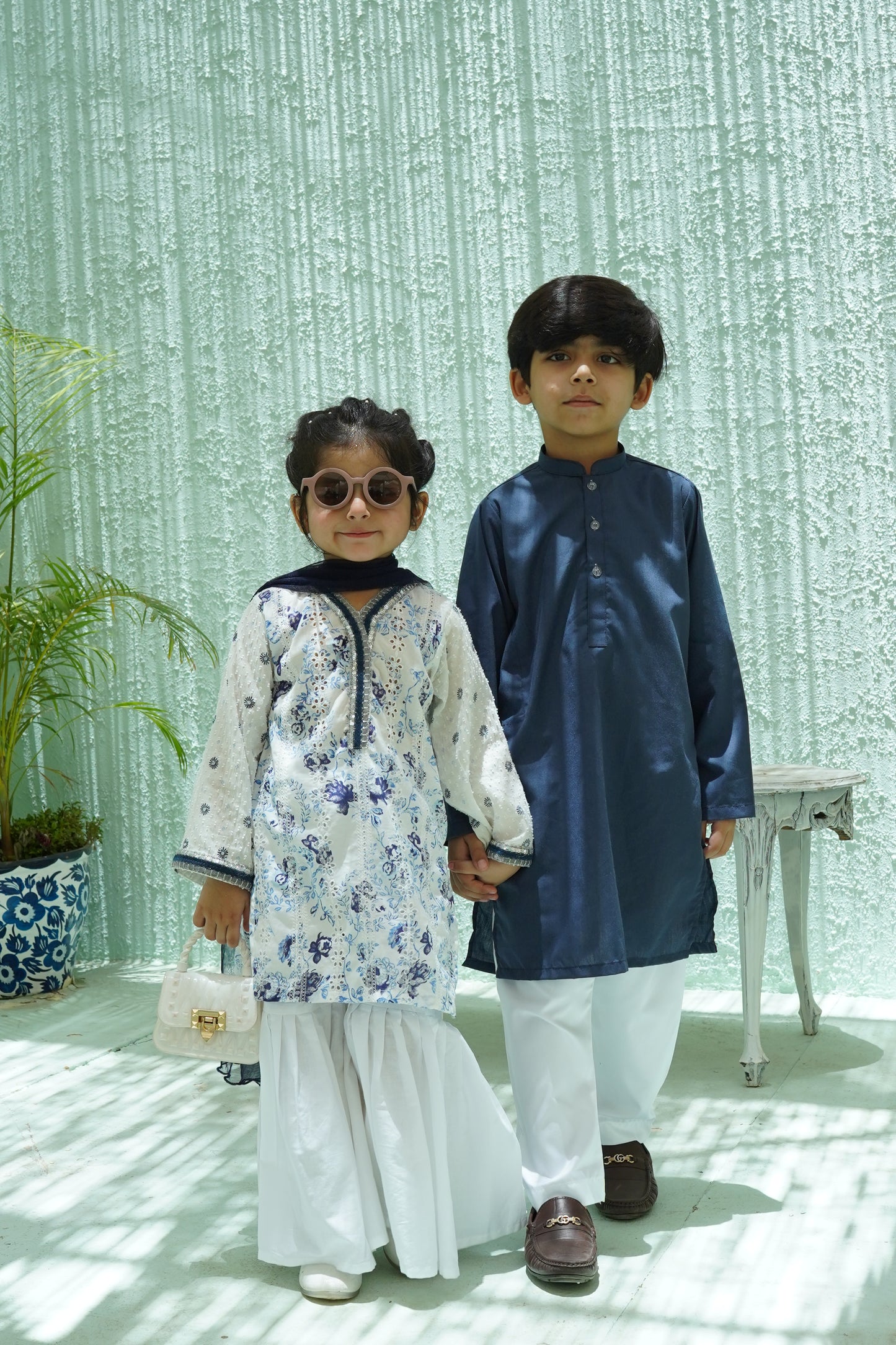 Blue kurta pajama