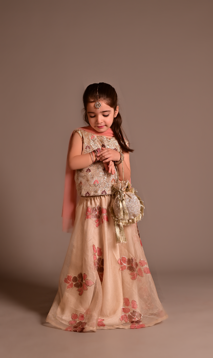 Gold Lehanga (VGL25)