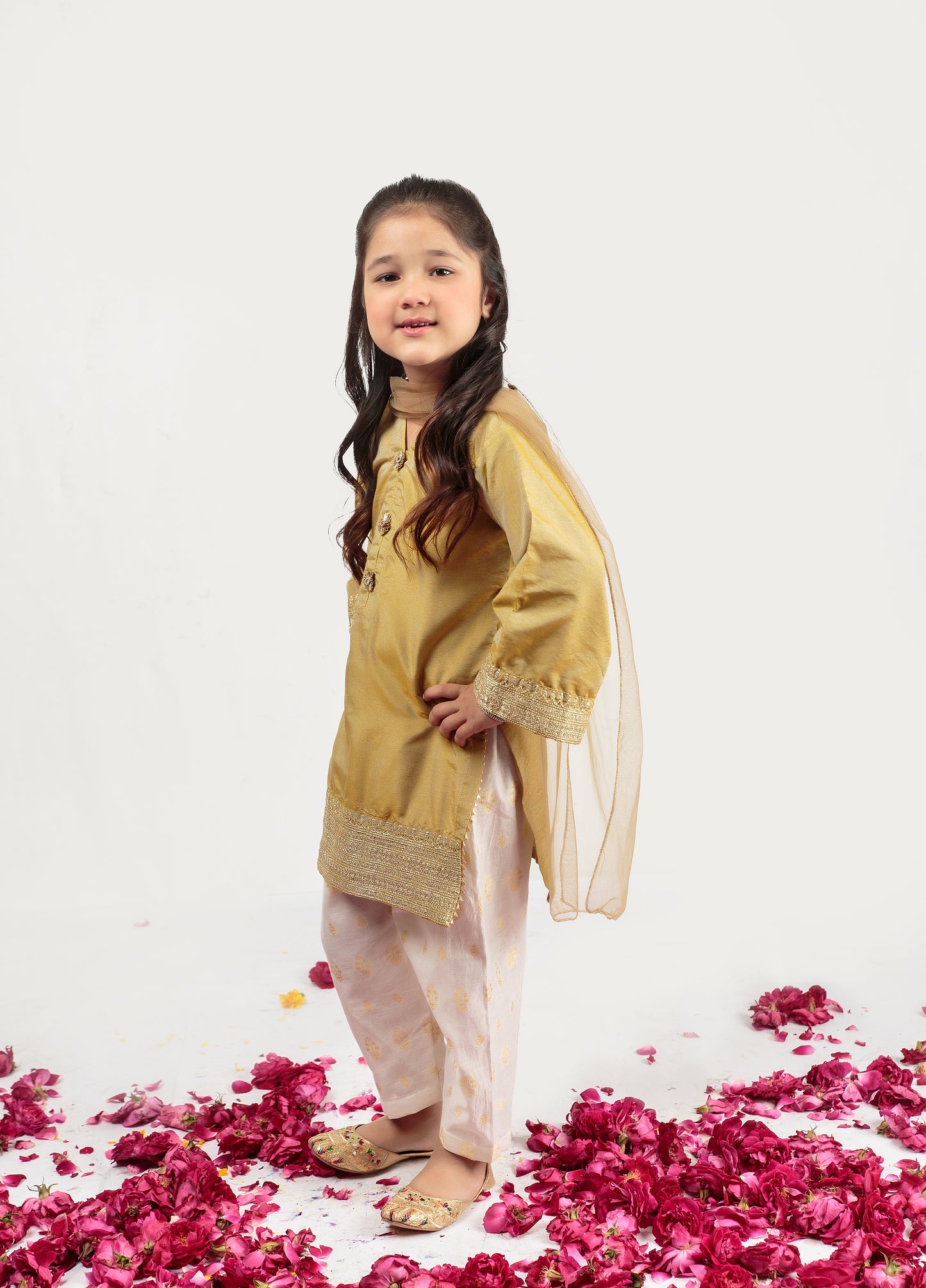 Flaxen Shalwar Kameez (Fjseid24)