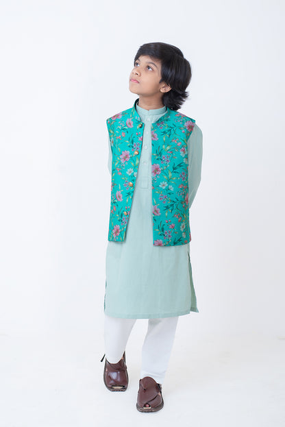 Mint Green Waistcoat (Gfwc24)