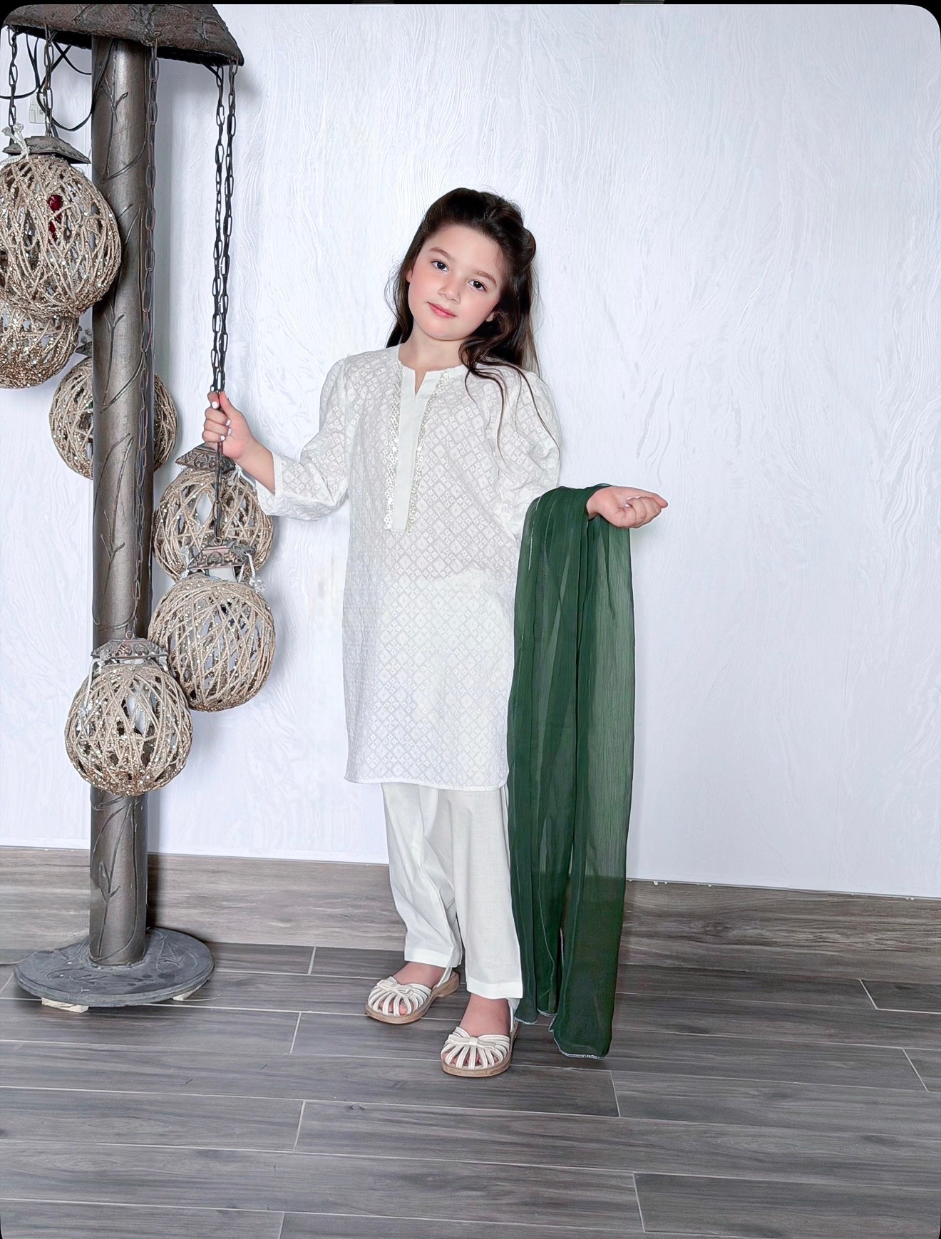 White Shalwar Kameez