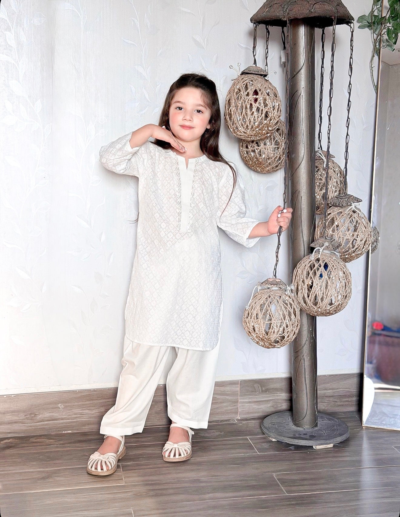 White Shalwar Kameez