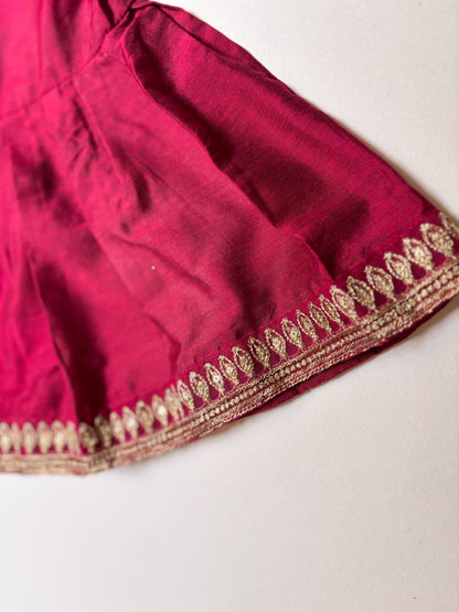 Magenta Angrakha Gharara