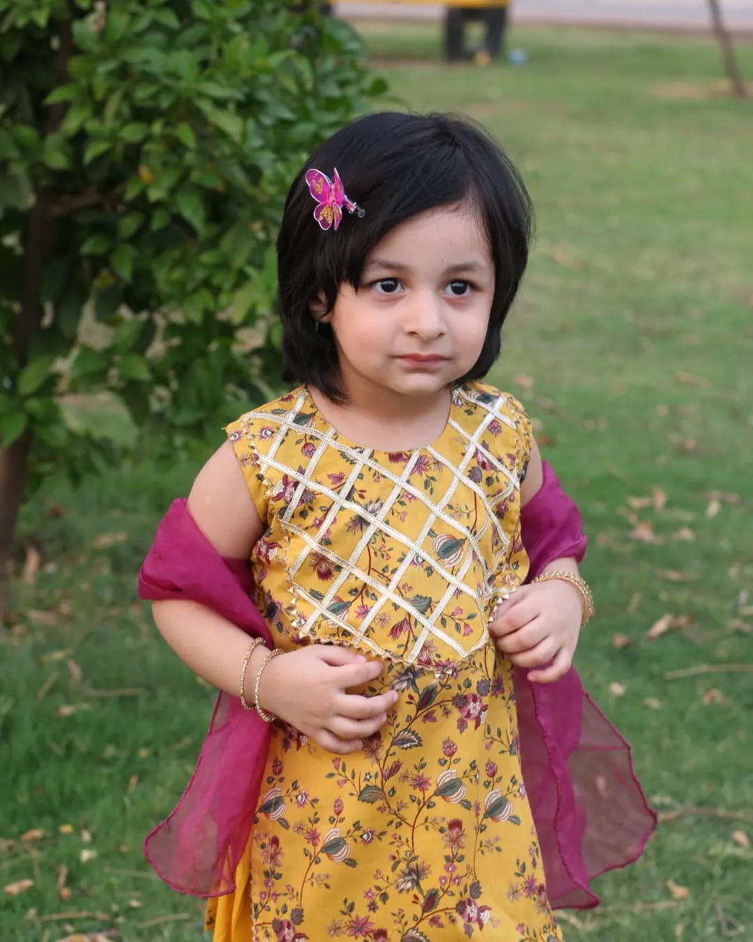 Mustard Lawn Gharara (Mplg24)