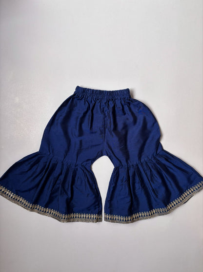 Blue Angrakha Gharara