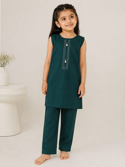 Green kurta pajama