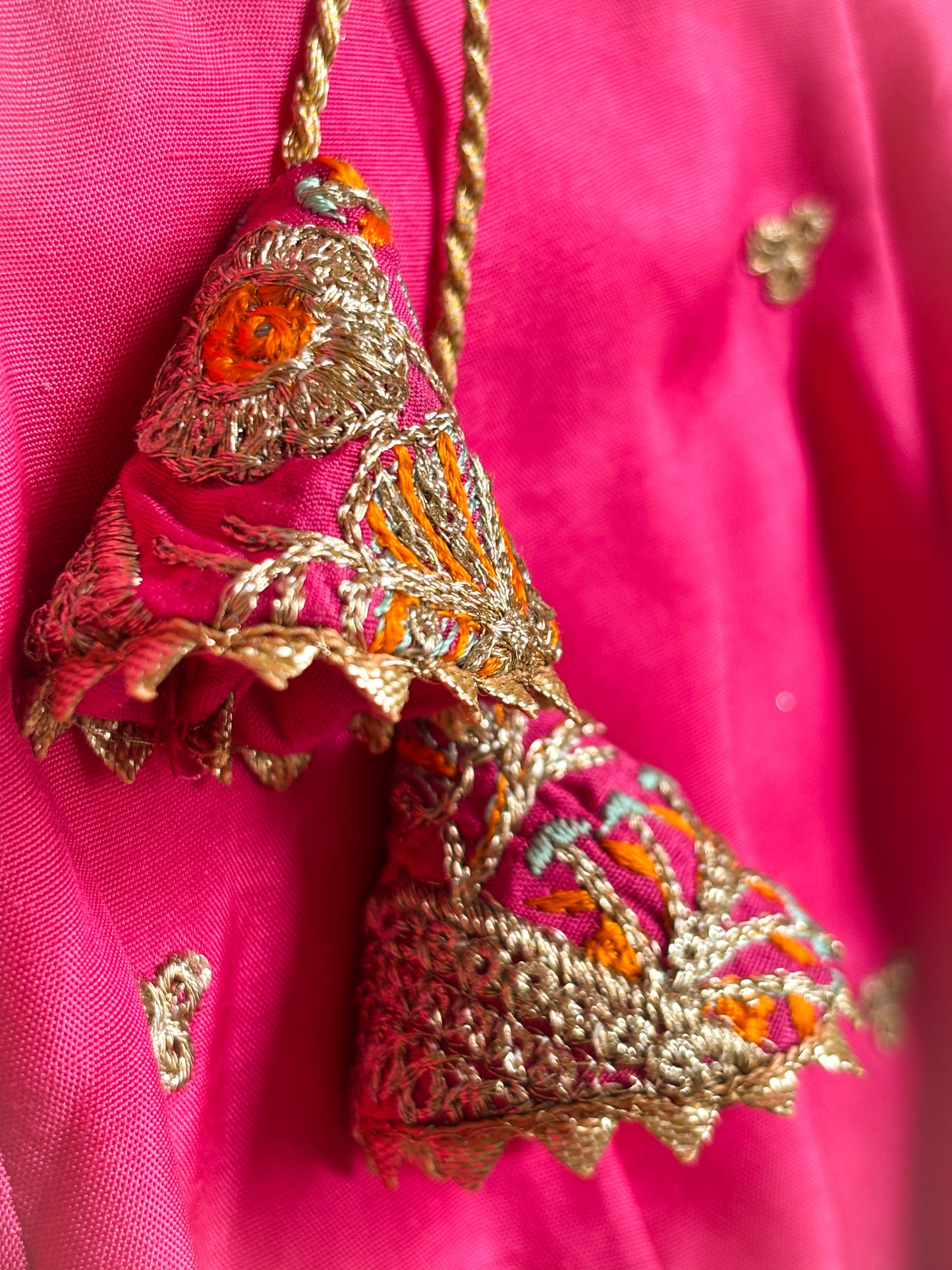 Pink Peplum Gharara